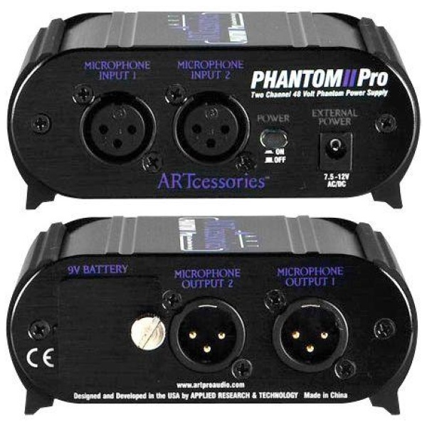 Art Phantom II Dual 48v Phantom Power Supply
