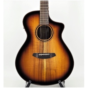 Breedlove PSCN42CEMYMY Pursuit Exotic S Concert Tiger's Eye Cutaway Electric Acoustic Myr