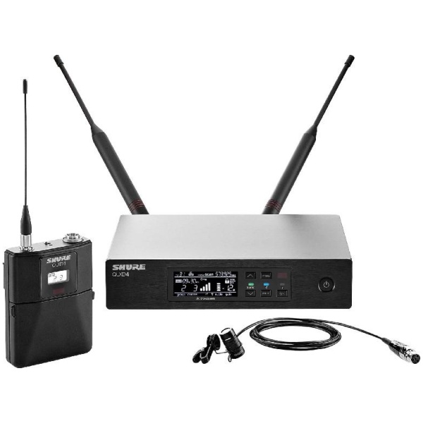 Shure QLXD Wireless Microphone System with WL85 Cardioid Lapel and Body Pack Transmitter