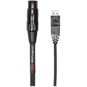 Roland RCC-10-USXF 10FT / 3M INTERCONNECT CABLE XLR (F) - USB BLACK PVC