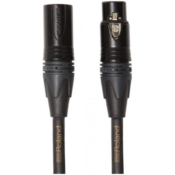 Roland 3ft Microphone Cable - Gold Quad Wire Series