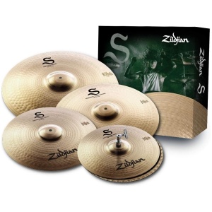 Zildjian S390 S Series Performer Cymbal Set with 14 Hats 16 Crash 18 Crash 20 Ride