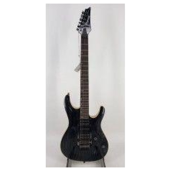Ibanez S570AHSWK S Standard 6 String Electric Guitar Silver Wave Black