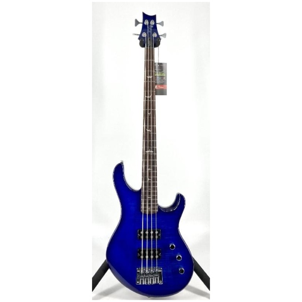 PRS SE Kingfisher 4 String Electric Bass Faded Blue Wrap Around Burst Ser#: E70218