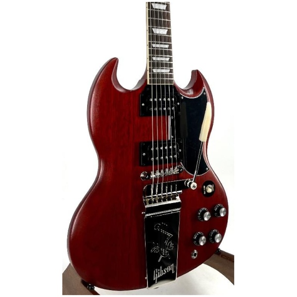 Gibson SG Standard '61 Faded Maestro Vibrola Vintage Cherry Satin Ser#: 206530008