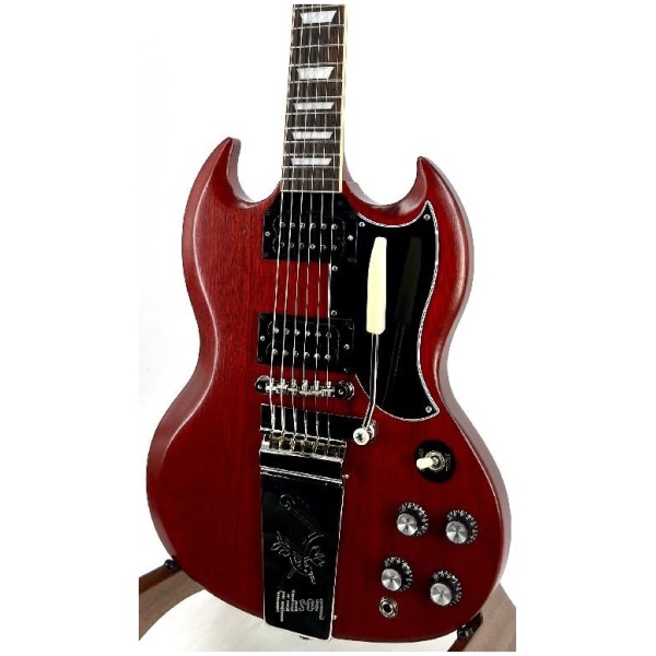 Gibson SG Standard '61 Faded Maestro Vibrola Vintage Cherry Satin Ser#: 206530008