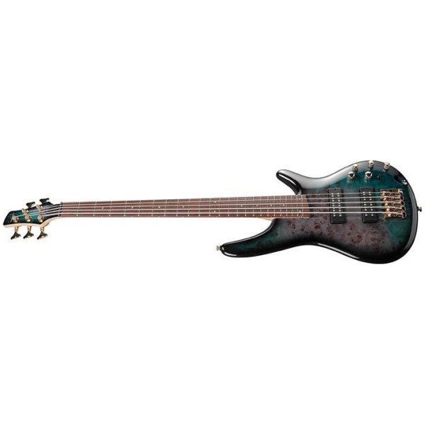 Ibanez SR405EPBDXTSU 5 String Electric Bass Guitar Tropical Seafloor Burst