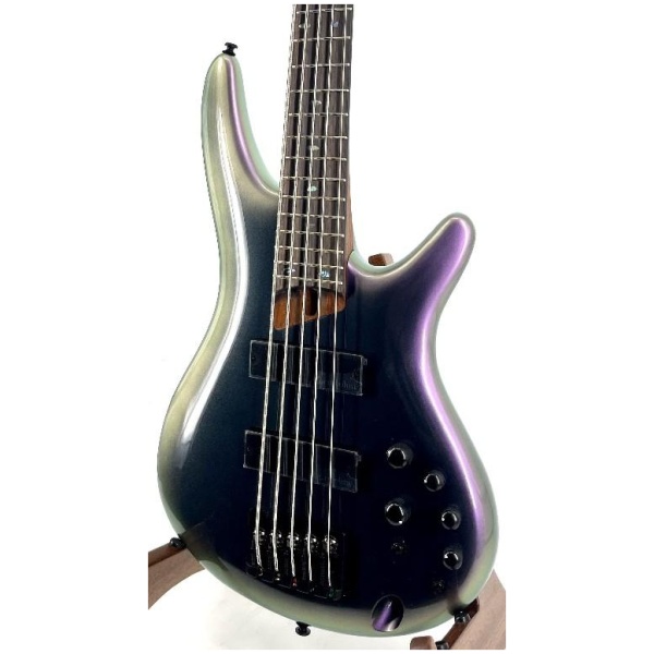 Ibanez SR505E 5-String Electric Bass Guitar Black Aurora Burst