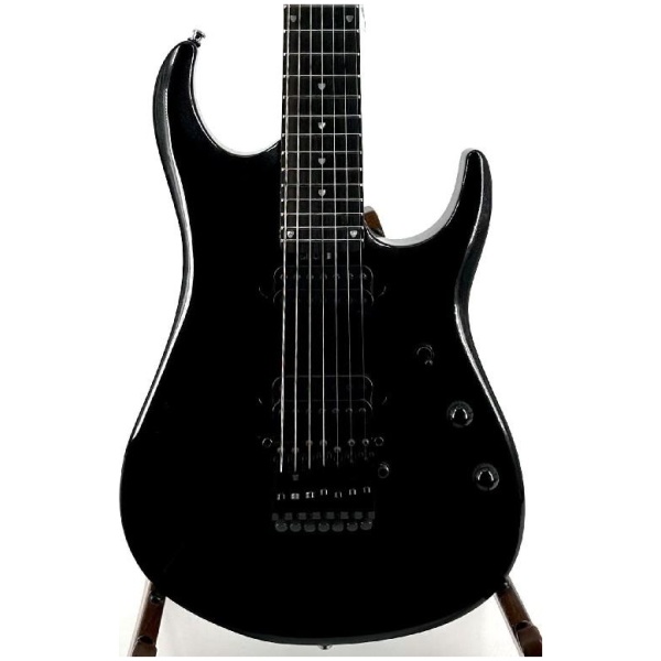 USED Music Man John Petrucci Signature JP16 7 String Black Lava w/ Original Matching Case