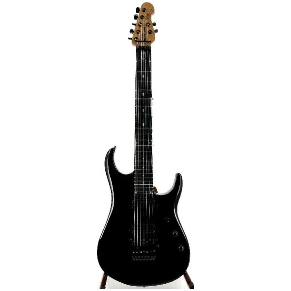 USED Music Man John Petrucci Signature JP16 7 String Black Lava w/ Original Matching Case