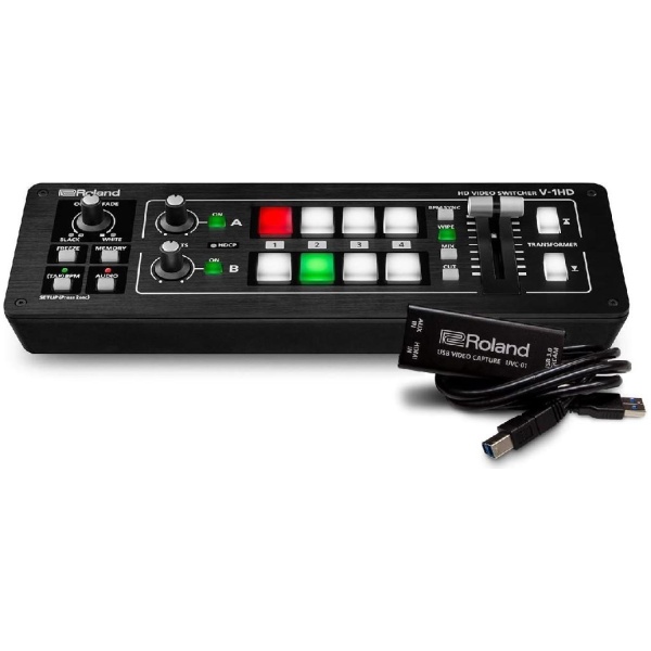 Roland V-1HDSTR Video 4 Camera Live Streaming Package