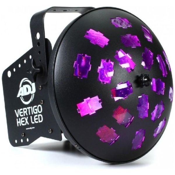 American DJ Vertigo Hex LED Rotating Multi Color Sound Activated Light