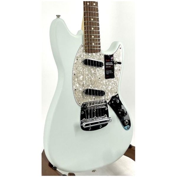 Fender American Performer Mustang Satin Sonic Blue Ser# US210104906