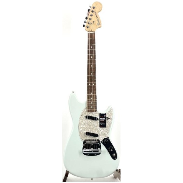 Fender American Performer Mustang Satin Sonic Blue Ser# US210104906