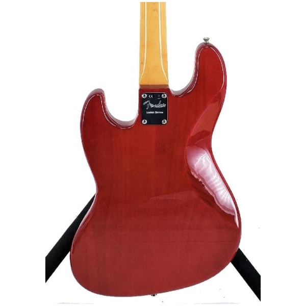 Fender Rarities Flame Ash Top Jazz Bass Plasma Red Burst Ser#US19099291