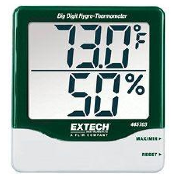 Taylor Big Digit Hygrometer Thermometer by Extech Instruments