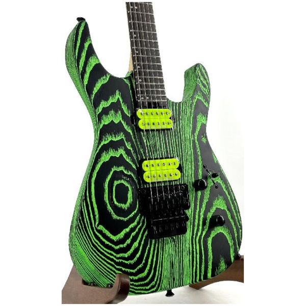 Jackson PRO DK2 Electric Guitar Green Glow Ser# KWJ2210100