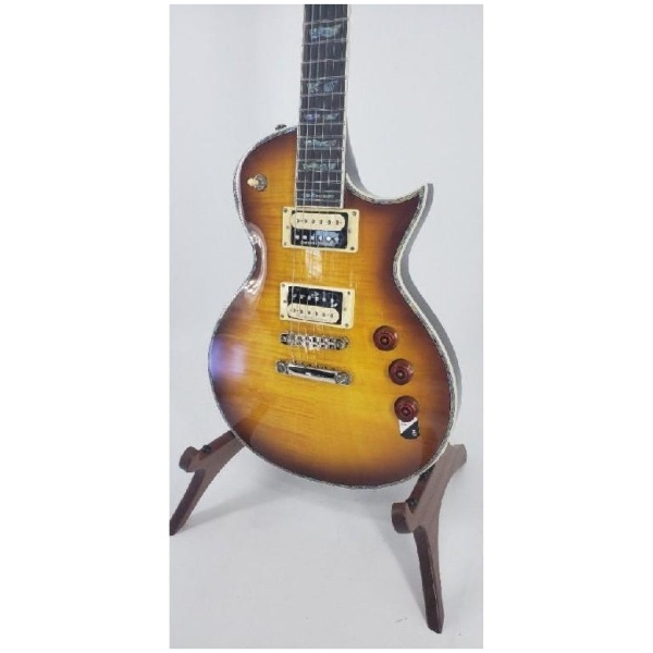 Esp Ltd EC1000 Flamed Top Electric Guitar Seymour Duncan 59 & JB Pickups -Amber Sunburst