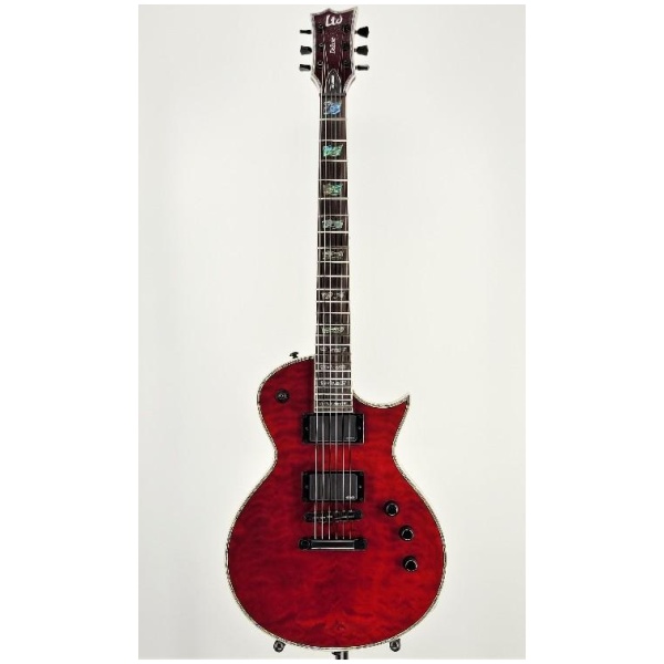 Esp Ltd EC1000 Quilt Top Electric Guitar EMG 81/60 Pickups - See Thru Black Cherry Ser#:
