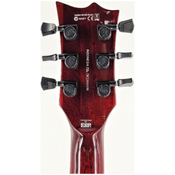 Esp Ltd EC1000 Quilt Top Electric Guitar EMG 81/60 Pickups - See Thru Black Cherry Ser#:
