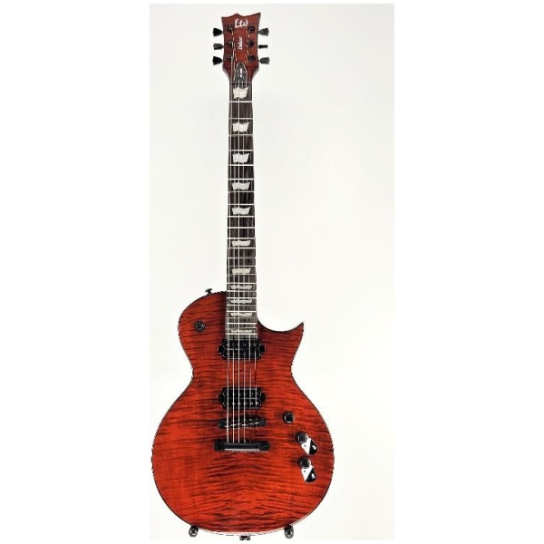 Esp Ltd EC1001 Flamed Top Electric Guitar with Fishman Fluence Pickups - Tiger Eye Ser# IW