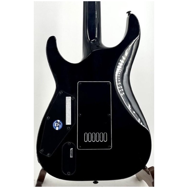 ESP Ltd MH1000 Flamed Top Electric Guitar w/ Evertune - See Through Black Ser# W22051127