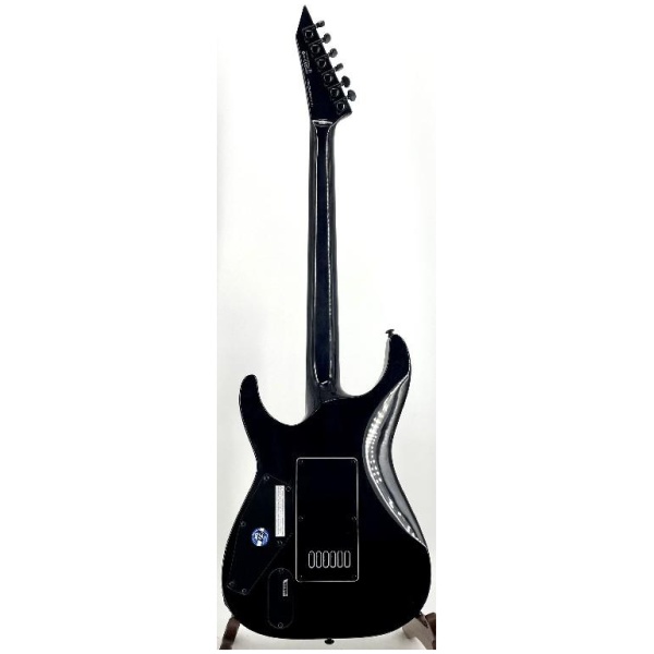 ESP Ltd MH1000 Flamed Top Electric Guitar w/ Evertune - See Through Black Ser# W22051127