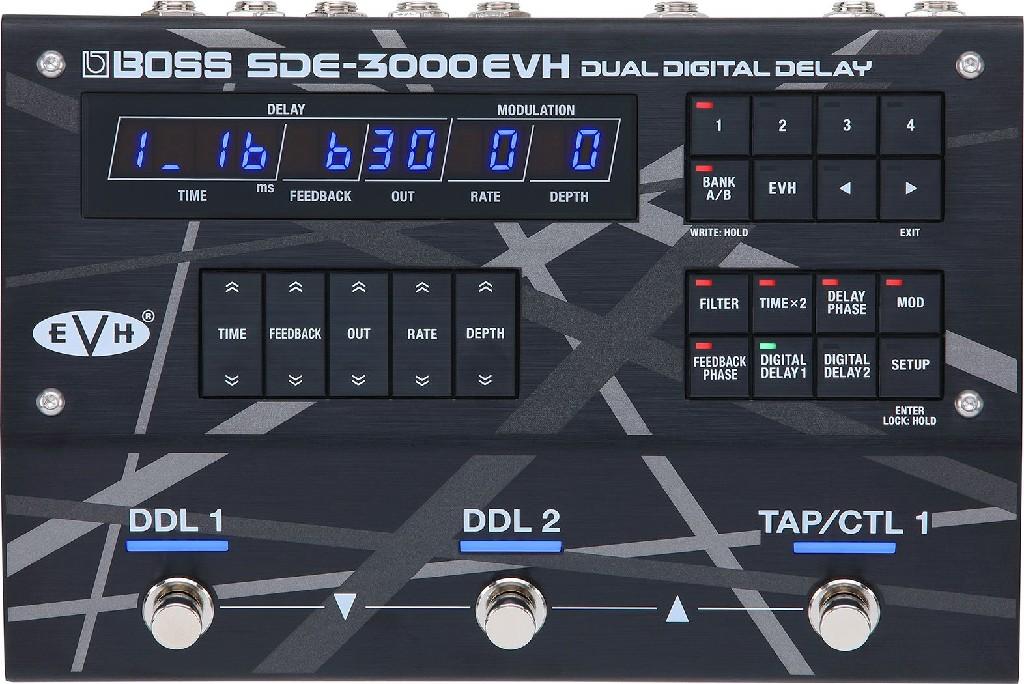 Boss SDE-3000EVH Eddie Van Halen Digital Delay Pedal - World Music