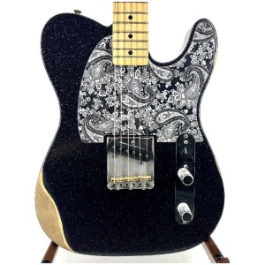 Fender Brad Paisley Road Worn Esquire Black Sparkle W/ Bag Serial#: MX22023253