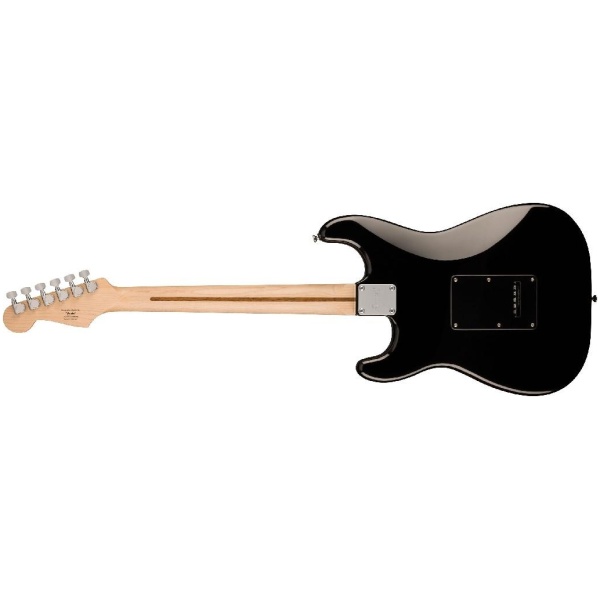 Squier by Fender Sonic Stratocaster HSS Electric Guitar Black with Black Pickguard