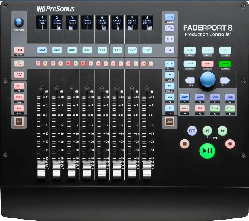 Presonus FaderPort 8 Fader Production u0026 Performance Controller – World  Music Supply