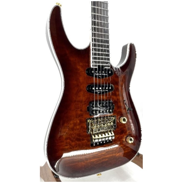 Jackson Pro Plus Series Soloist SLA3Q Electric Guitar -Amber Tiger