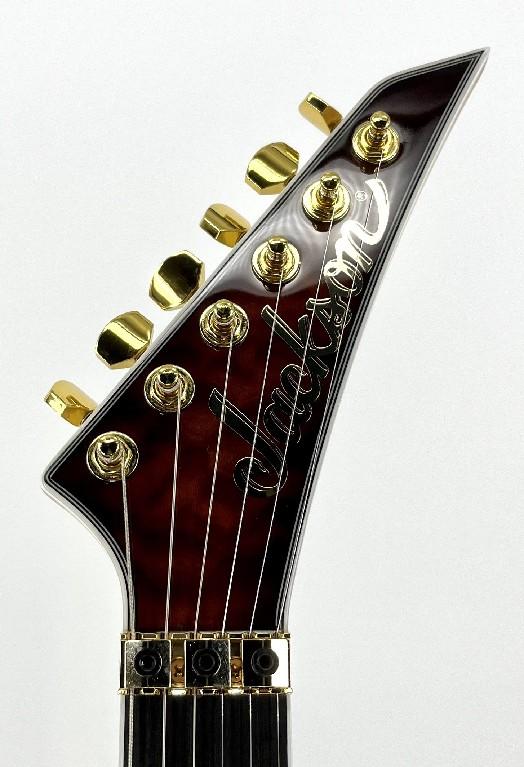 Jackson Pro Plus Series Soloist SLA3Q Electric Guitar -Amber Tiger Eye Serial#:CYJ2302515