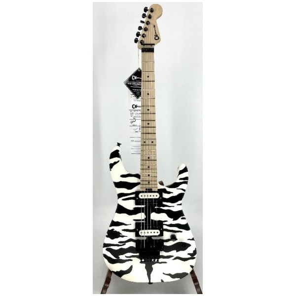 Charvel Satchel Signature Pro-Mod DK22 HH FR M Satin White Bengal Serial#:MC233100