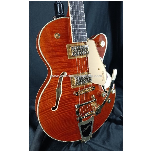 Gretsch Electromatic Ltd Edition Flame Okoume Broadkaster Jr
