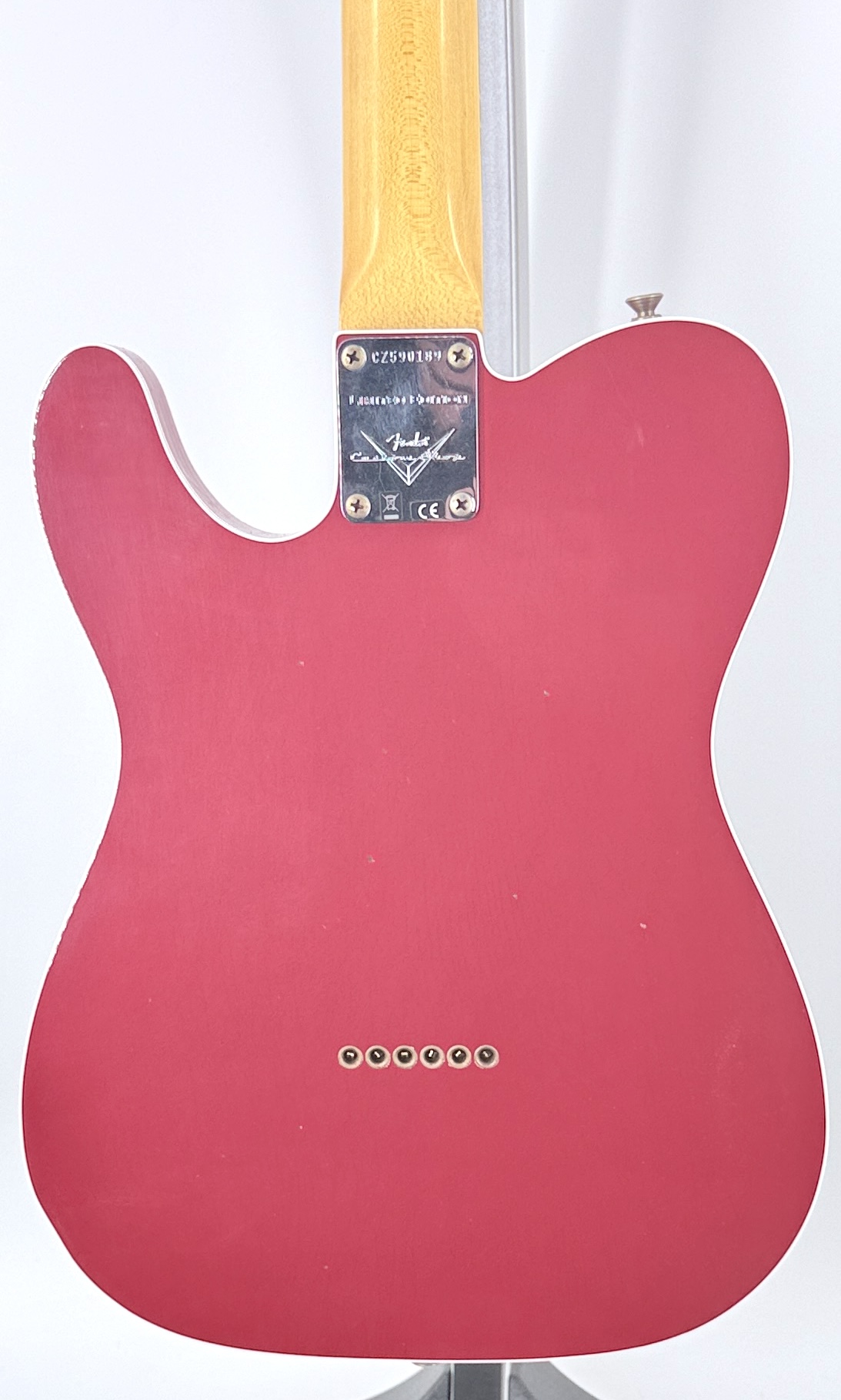 Fender USA Custom Shop "60 Telecaster Journey Man - Dakota Red Ser#:CZ590189 - Image 7
