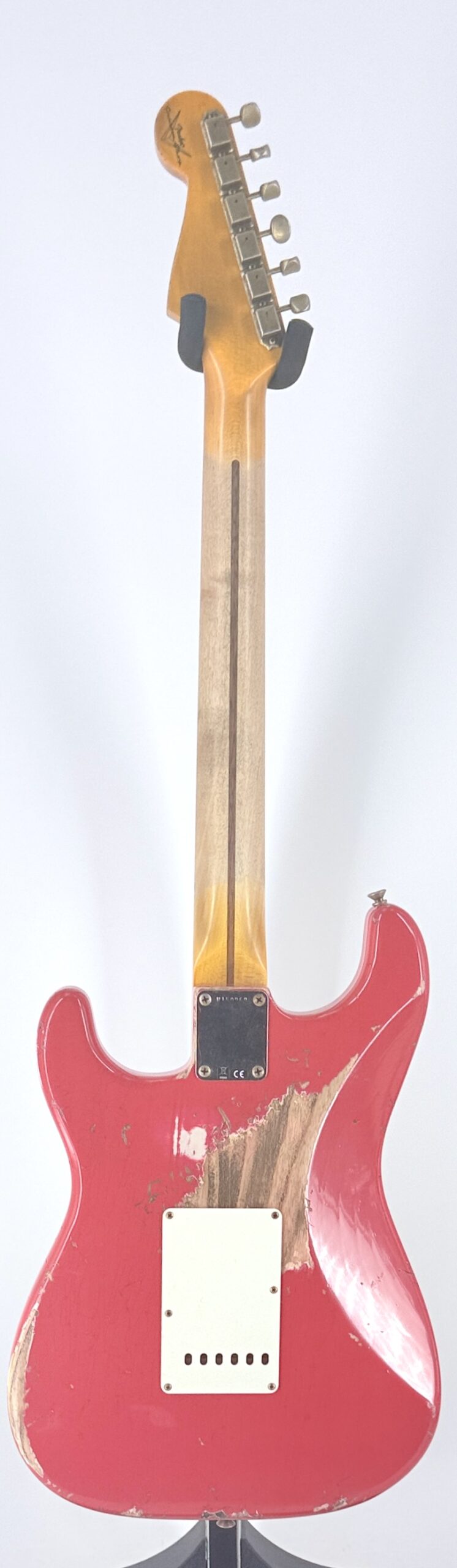 Fender USA Custom Shop 1957 HEAVY RELIC STRAT- FIESTA RED Ser#:R150868 - Image 8