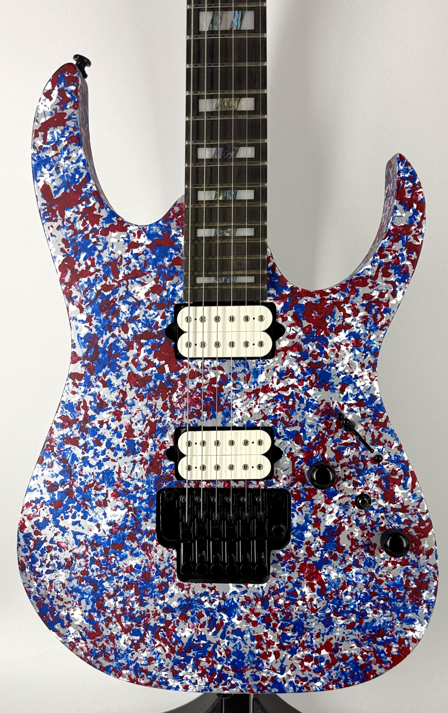 Ibanez RGR6A250 RG Series Electric Guitar - Red white & Blue Fleck Serial#: I260206970