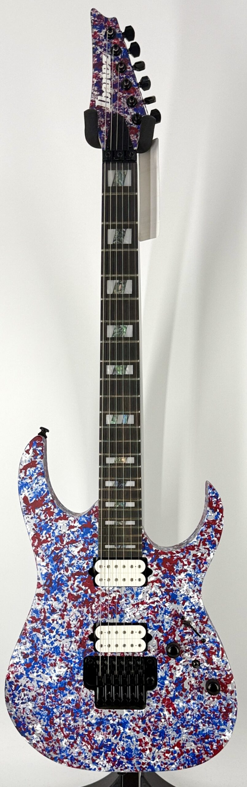 Ibanez RGR6A250 RG Series Electric Guitar - Red white & Blue Fleck Serial#: I260206970 - Image 3