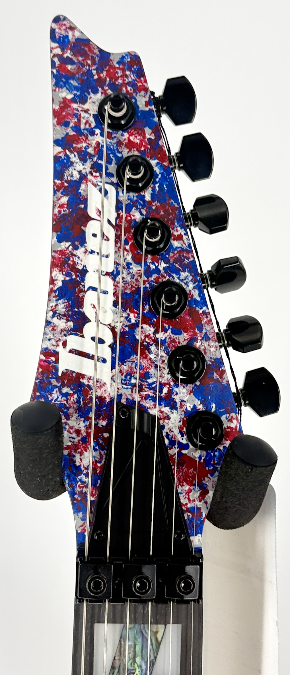 Ibanez RGR6A250 RG Series Electric Guitar - Red white & Blue Fleck Serial#: I260206970 - Image 6