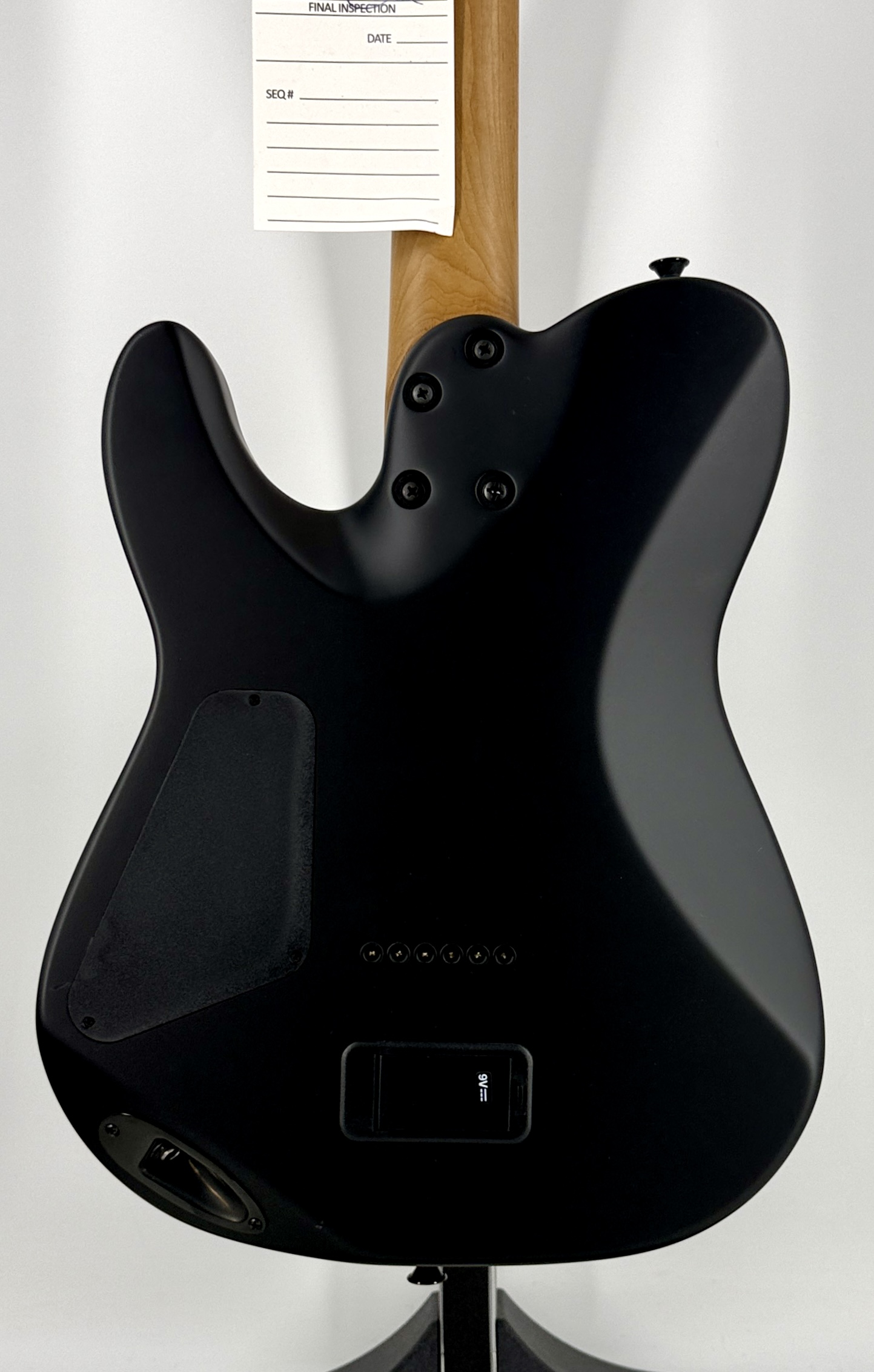 Pro-Mod So-Cal Style 2 24 HH, Caramelized Maple Fingerboard, Electric Guitar - Satin Black Ser#:MC26000927 - Image 7
