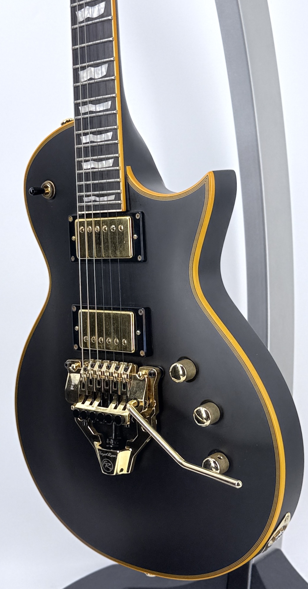 Used ESP LTD Series EC256 Electric Guitar with Floyd Rose FRX Tremolo - Black - Image 5
