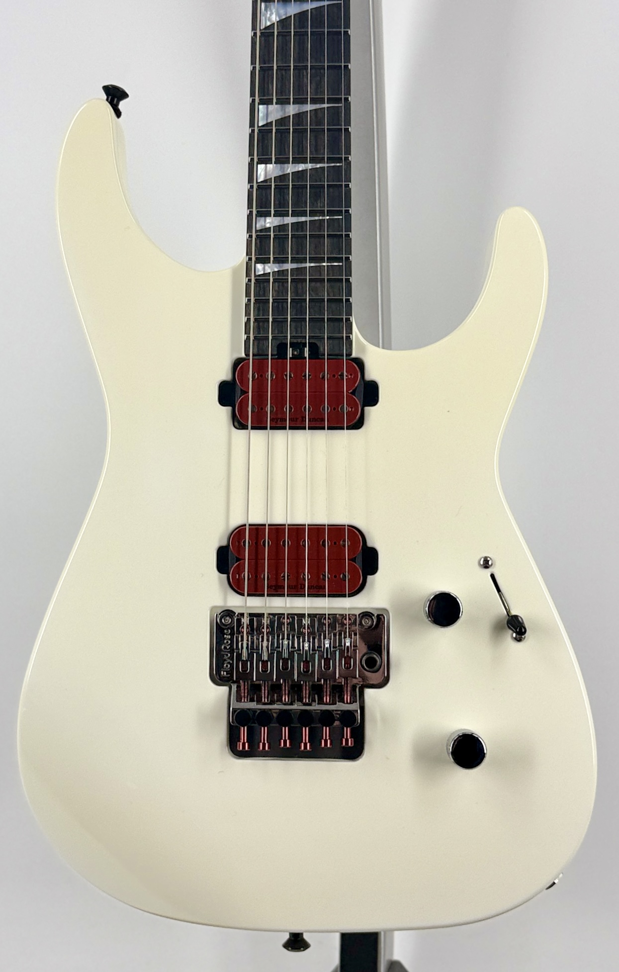 Used Jackson American Series Soloist SL2DX Snow White Hot Roded w/ All American Parts