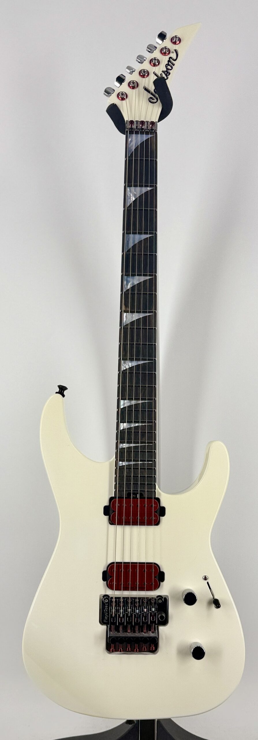 Used Jackson American Series Soloist SL2DX Snow White Hot Roded w/ All American Parts - Image 3