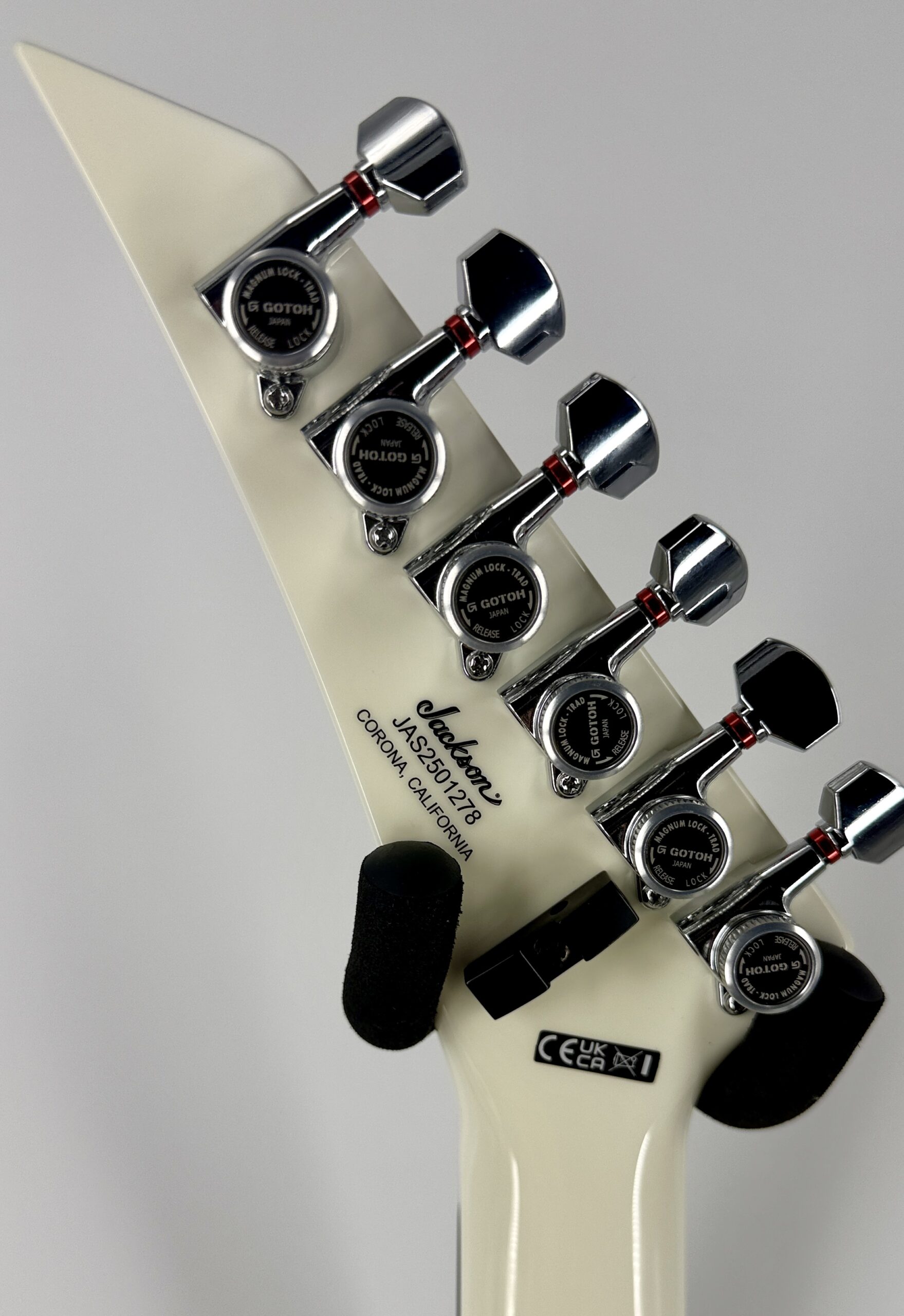 Used Jackson American Series Soloist SL2DX Snow White Hot Roded w/ All American Parts - Image 9