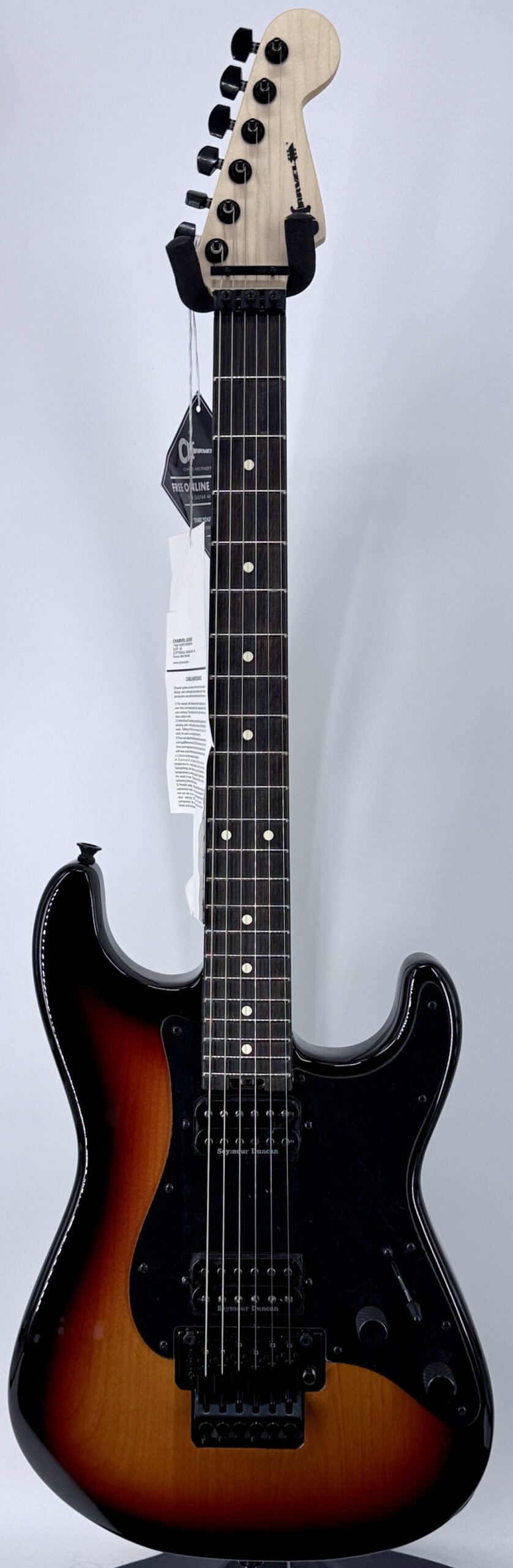 Charvel Pro Mod Sc1 Hh Fr Electric Guitar - 3 Tone Sunburst Ser#:MC254018 - Image 3