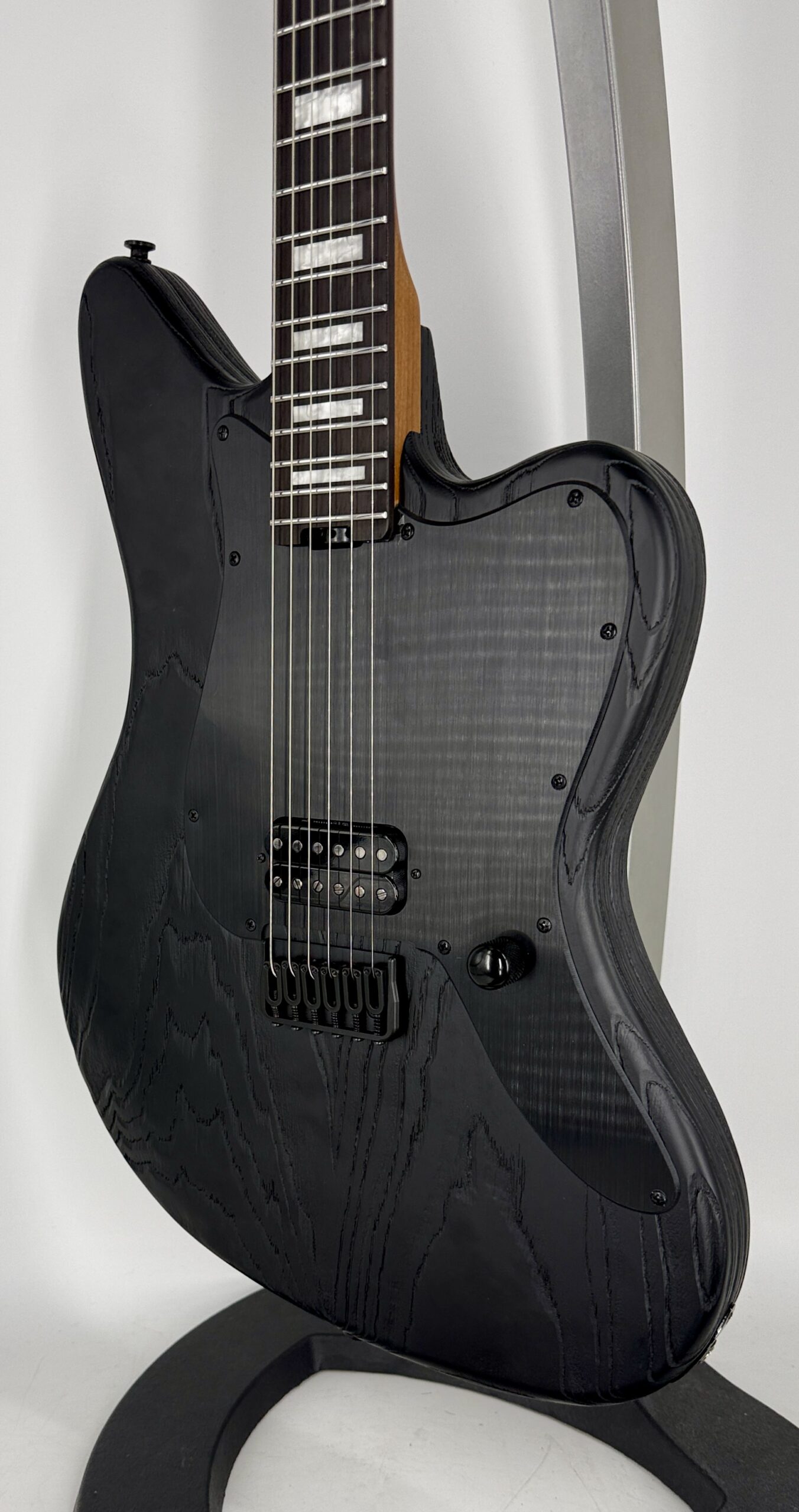 USED ESP LTD XJ-1 HT Black Blast Electric Guitar - Image 5