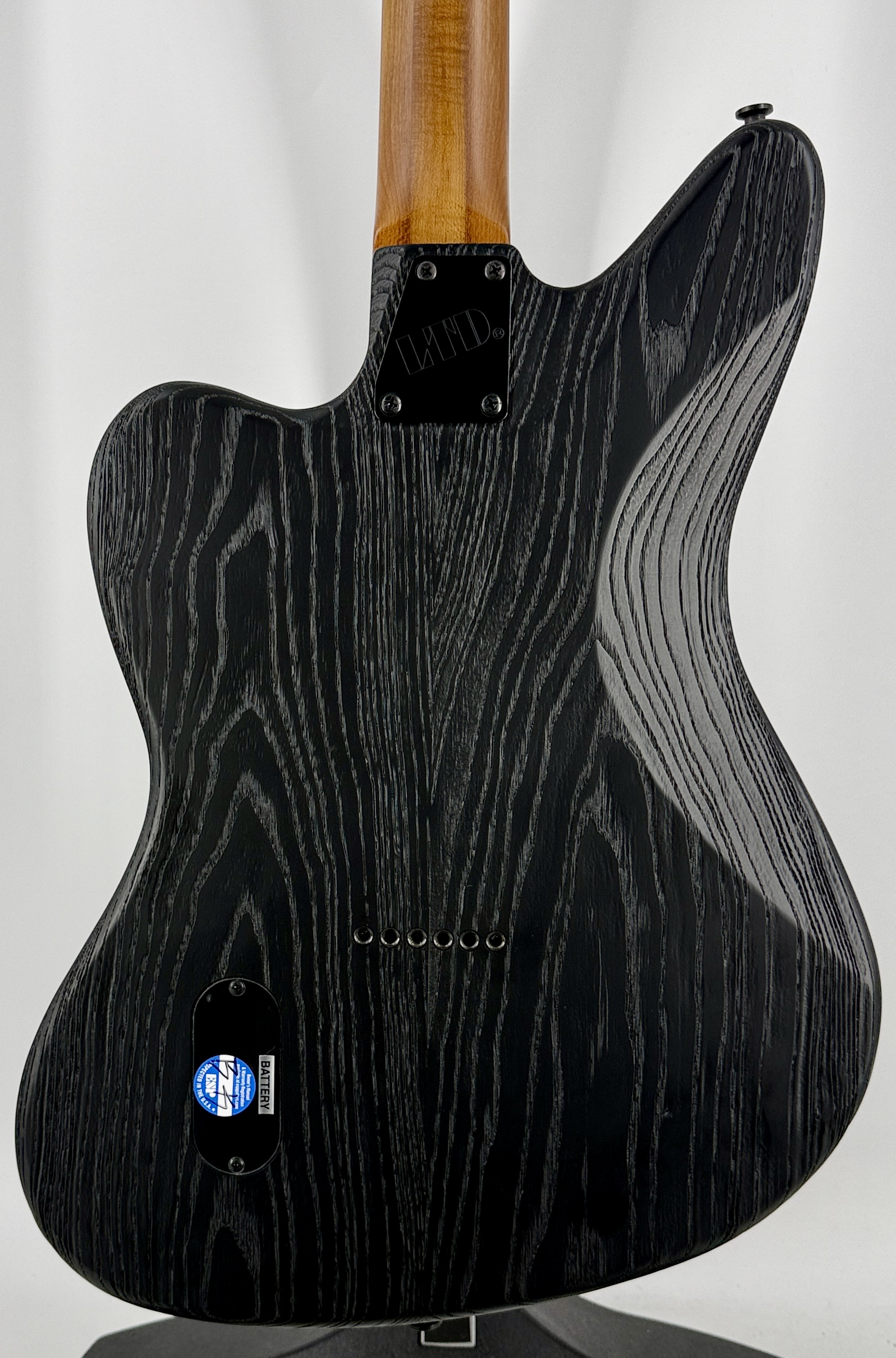 USED ESP LTD XJ-1 HT Black Blast Electric Guitar - Image 7