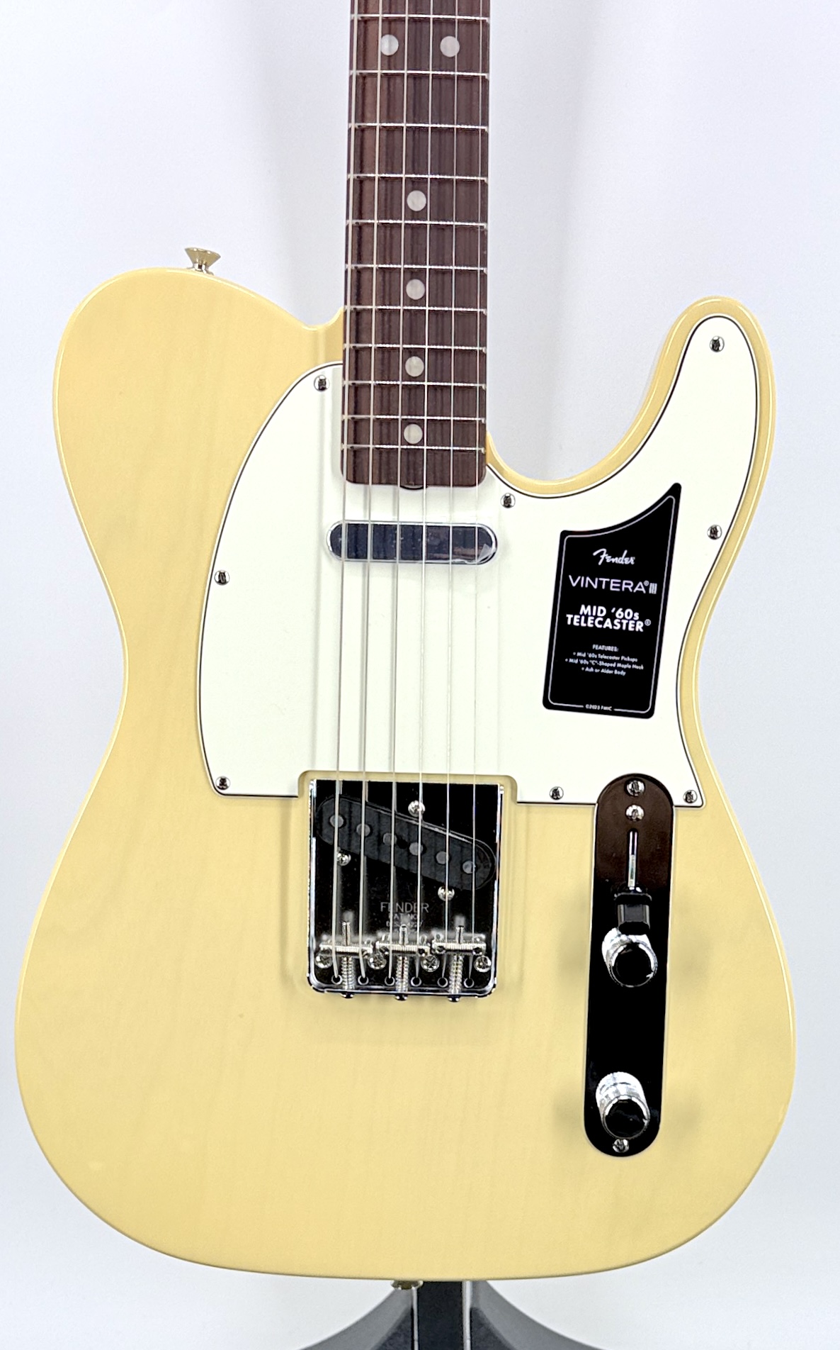 Fender Vintera III Mid 60S Telecaster- Vintage Blonde Serial#:MX26030066 - Image 2