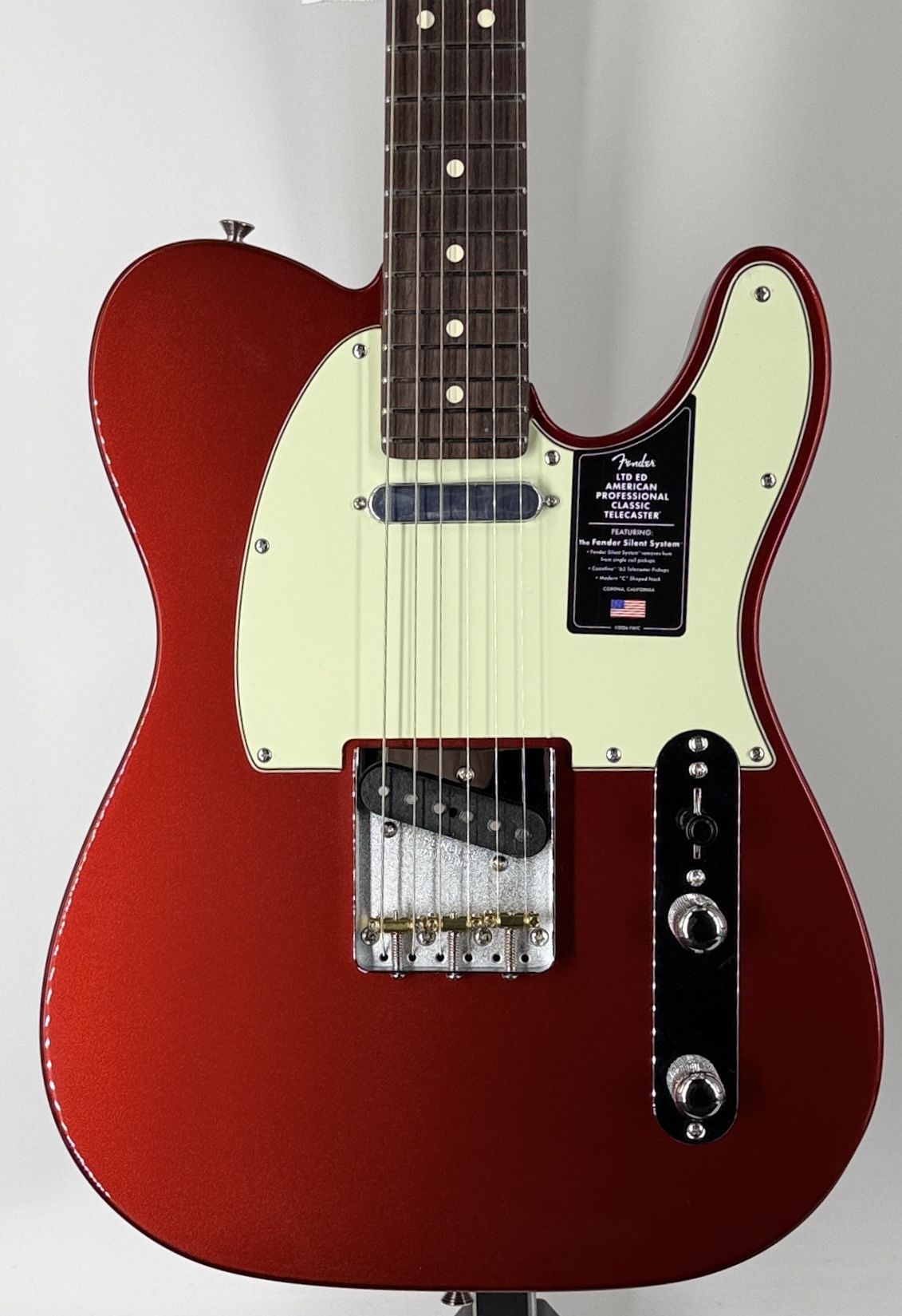 Fender Amer Pro LTD SilentSysTele Rosewood - Candy Apple Red Ser#:US26078306